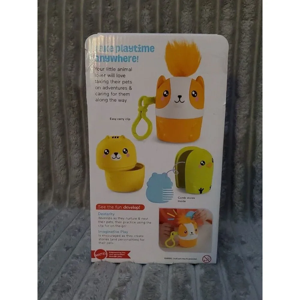Lot of 3 Fisher-Price,  Pets On-The-Go Nesting Pets, 3 Years +, Boxed & New